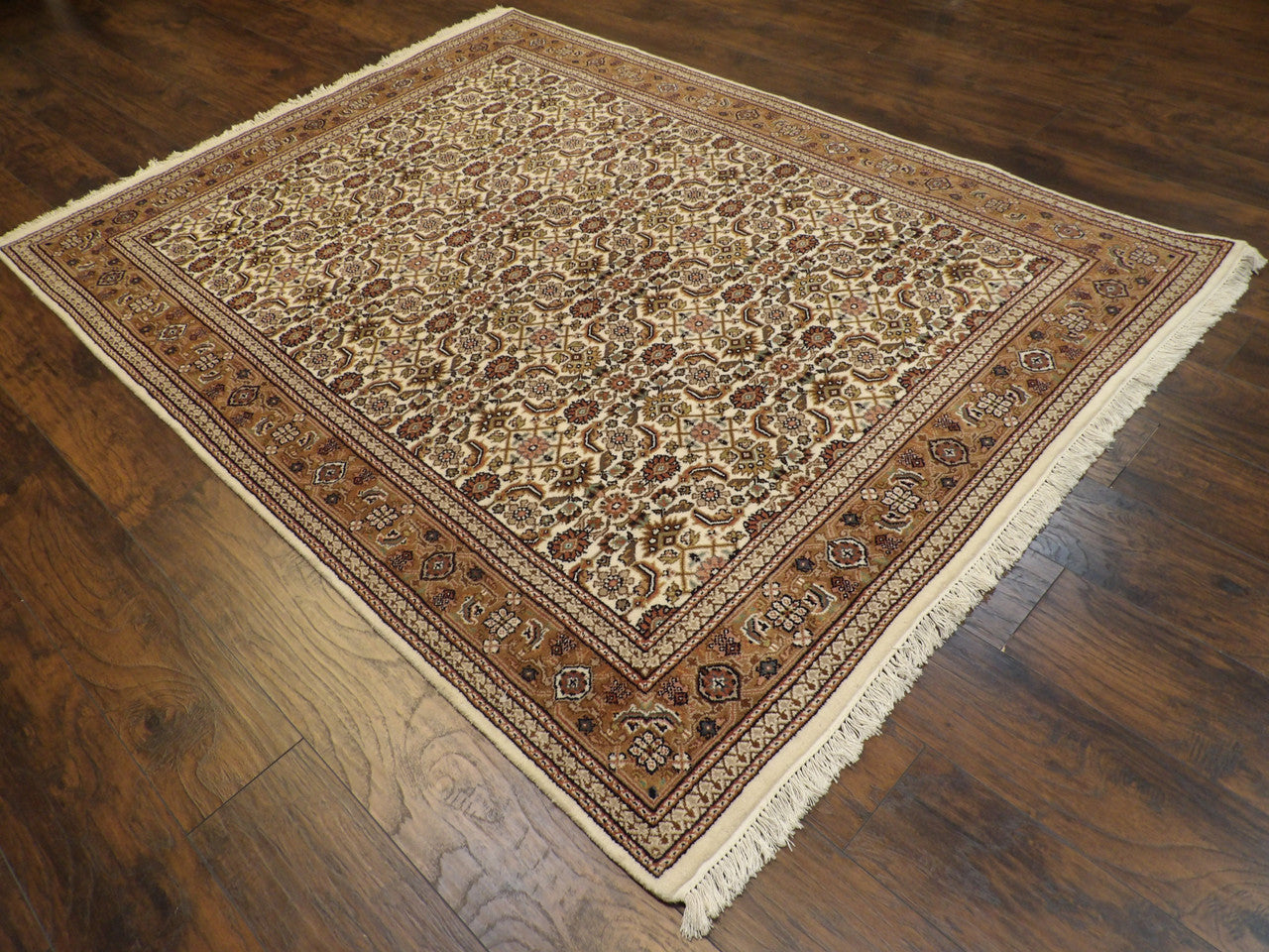 Full view of Persian Herati Mir rug