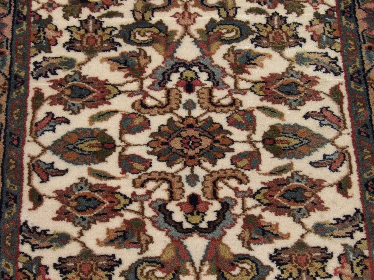 Back of Fine Persian Bidjar hand-knotted rug