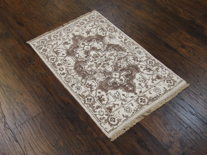 Full view of Oushak rug