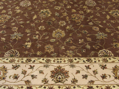 Jaipur Kashan rug border detail