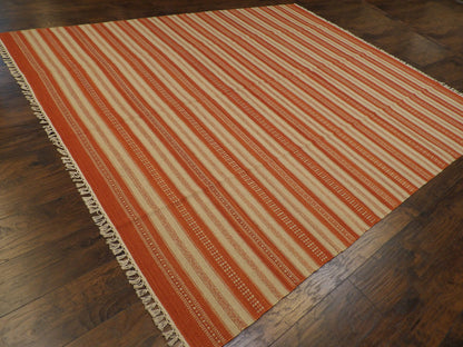 Coastal pattern detail, ivory rug