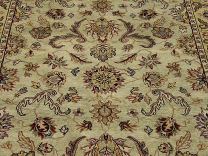 Back of Fine Persian Kashan Tie Dye hand-knotted rug