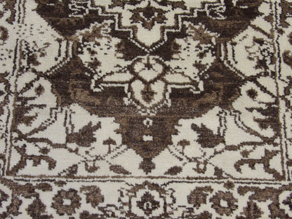Oushak rug border detail