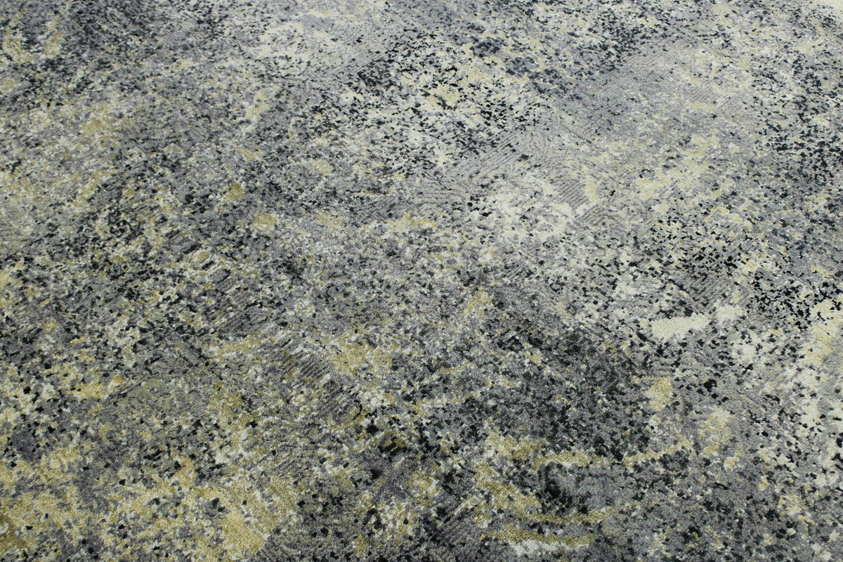 Modern Ikat Design rug corner detail