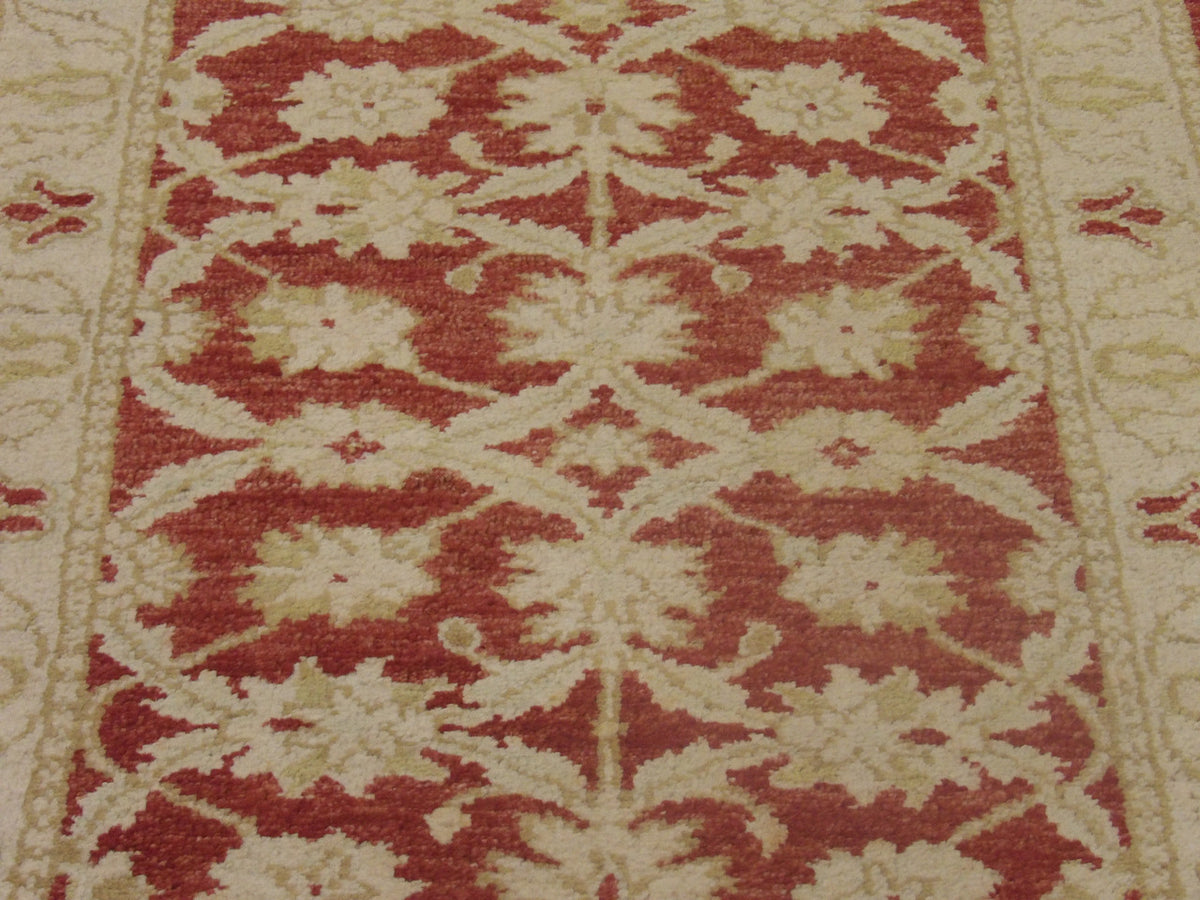 Back of Turk Oushak Stone Wash hand-knotted rug