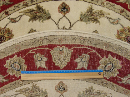 Beige & Red Jaipur Kashan rug in room setting