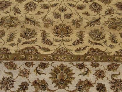 Fine Kashan Tie Dye rug border detail