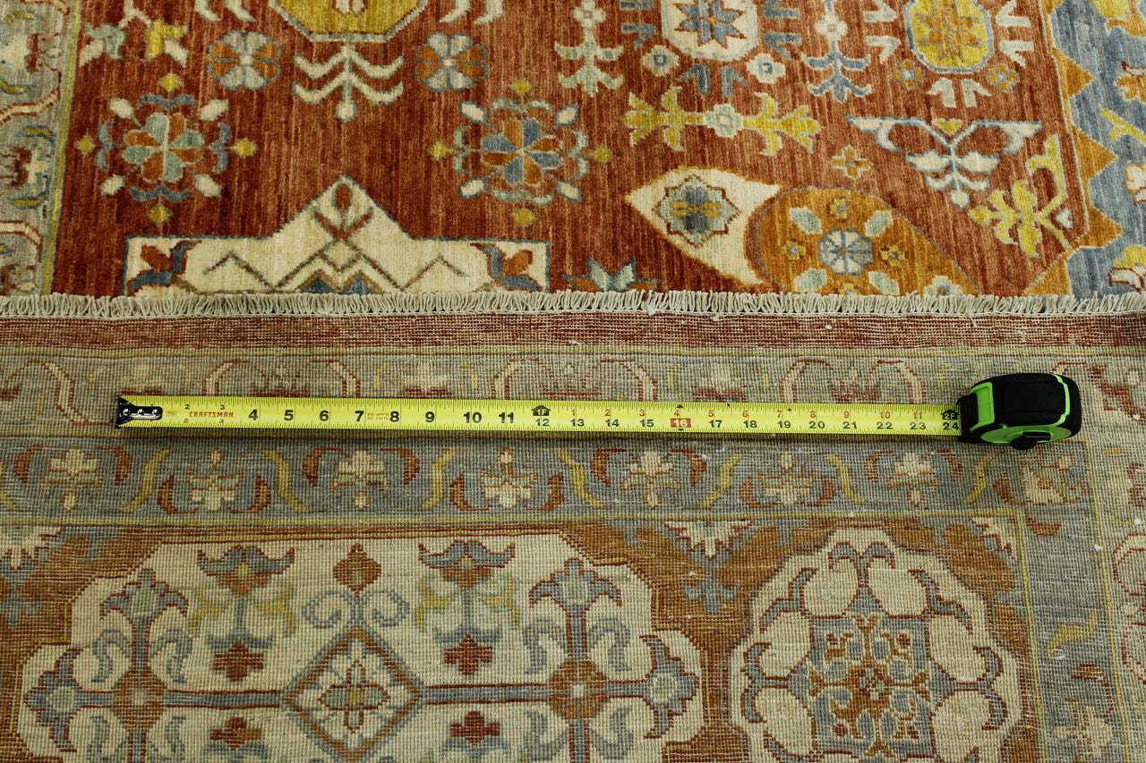 Tribal Vegetable Dye Bamiyan pattern detail