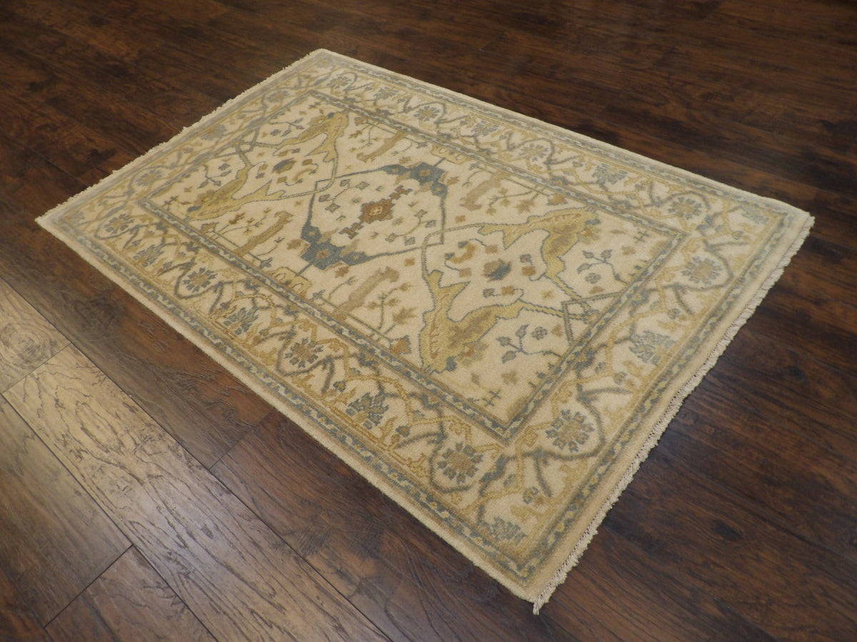 Full view of Turkish Oushak rug