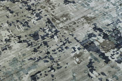 Modern Abstract Design rug border detail