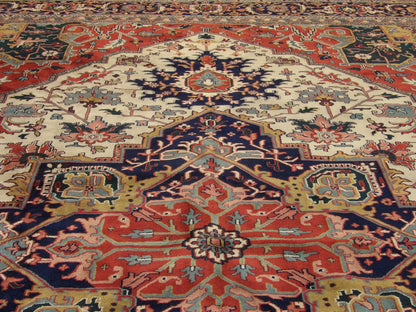 Fine Persian Tabriz wool texture close-up