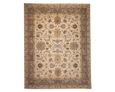 Agra Kashan Hand knotted Wool Rug 12'1"x15'5" - W148