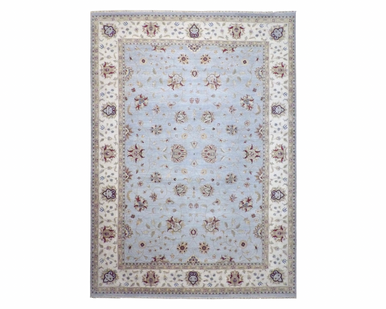 Agra Chobie 10'2" x 14'0" Hand knotted Wool Rug -w11412