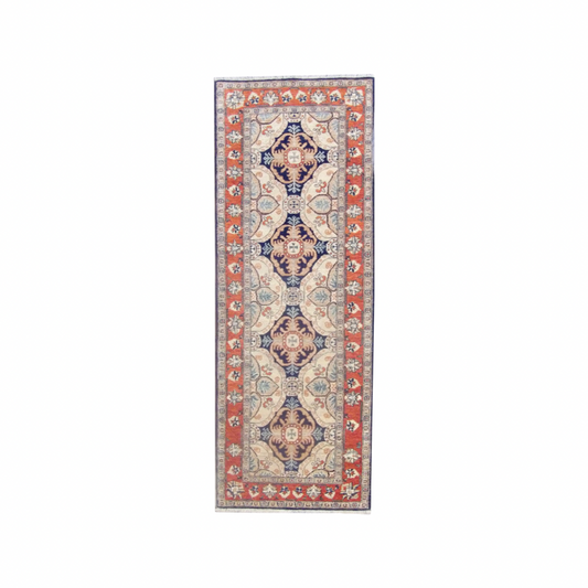 Tribal Super Kazak 2' 6" x 8'0 Hand knotted Rug - w1113 w1113 physical All Rugs New