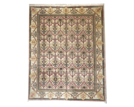 Tibetan Damask European Style Hand-knotted 12'0" x 15'0" W828 W828 physical All Rugs New