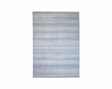 Modern Grass Hand knotted Wool/Silk Rug 9'11" x14'0" - W782