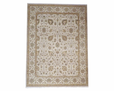 Agra Ziegler Hand knotted Rug 8'9" x 11'11" - w305