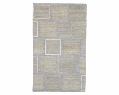 Modern 3x5 Hand-knotted Rug - w165