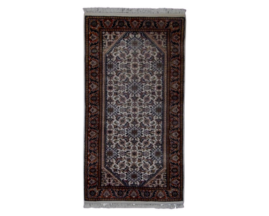 Fine Persian Kashan Hand knotted Wool Rug  2'4" x 4'5" - W11360