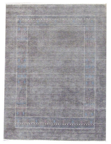 Tribal Modern Gabbeh Natural Dye Hand-Loom 5'0"x8'0" Hand-loom Rug -KHUS-N-1