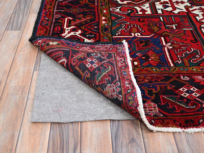 Red 8'7" x 10'10" Traditional Hand knotted Wool Rug - Sku: O0100