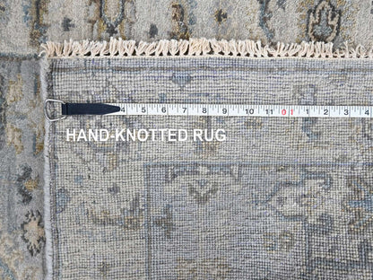 Karajeh Traditional hand-knotted wool runner in Gray, 2'9" x 21'10", SKU O010112