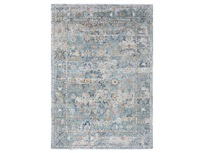 Grey 8'10" x 11'10" Oushak / Peshawar Hand knotted Wool Rug - Sku: O010166