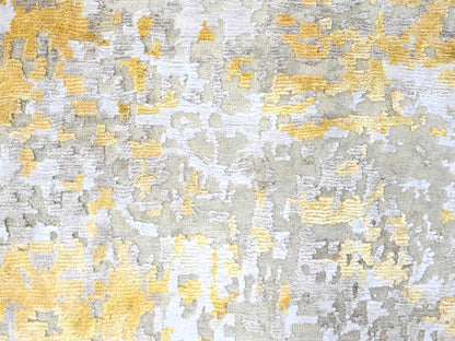 Beige 10'0" x 13'10" Modern and Contemporary Hand knotted Wool/Silk Rug - Sku: O010198