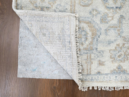 Oushak Oushak hand-knotted wool runner in Gray, 2'4" x 8'8" — SKU O010264 (view 3)
