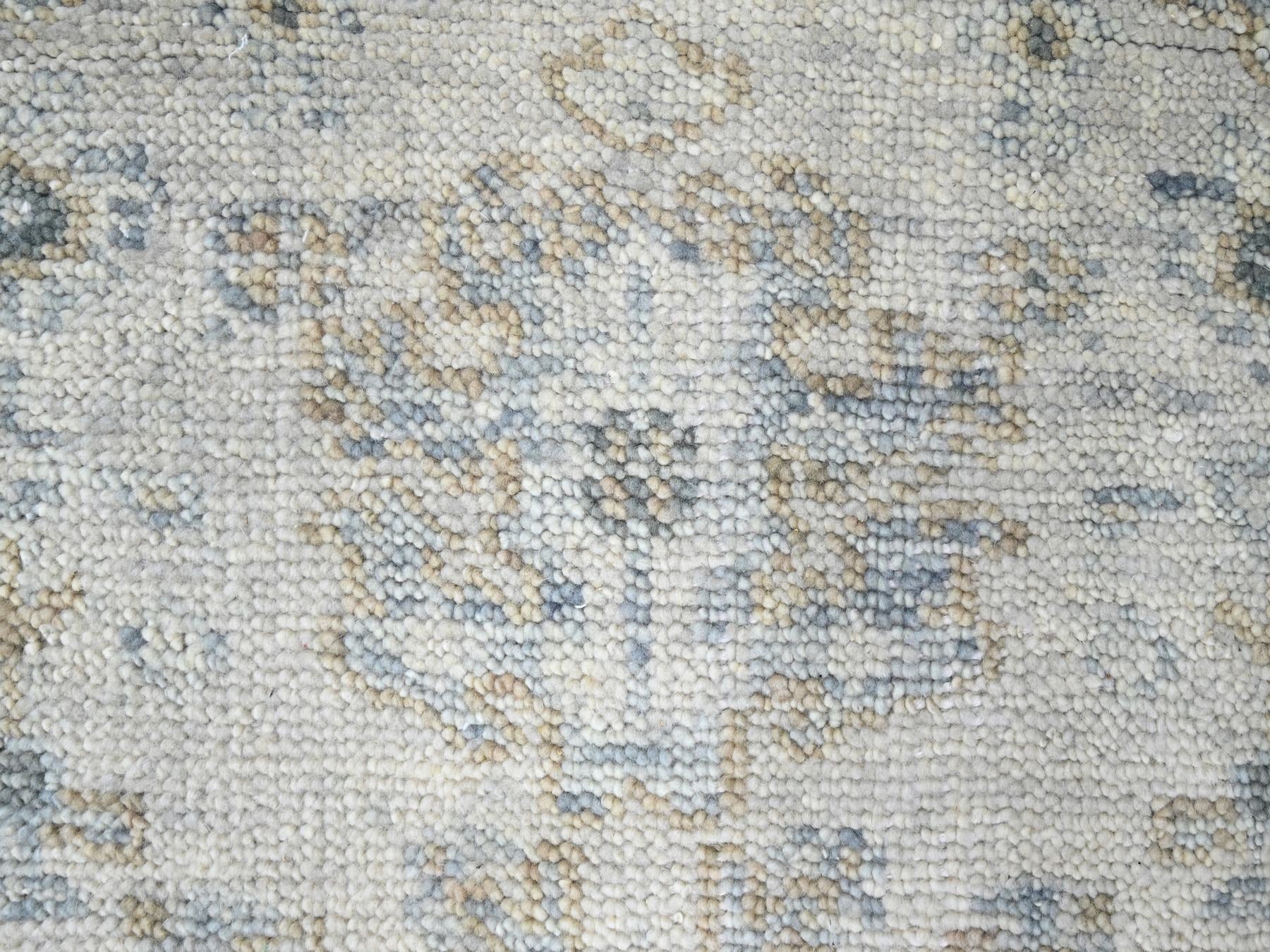 Oushak Oushak hand-knotted wool runner in Gray, 2'4" x 8'8" — SKU O010264 (view 5)