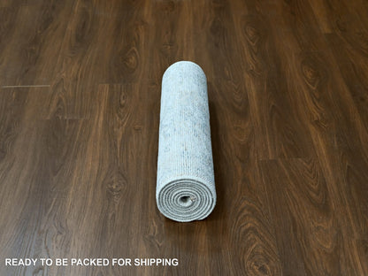 Oushak Oushak hand-knotted wool runner in Gray, 2'4" x 8'8" — SKU O010264 (view 6)