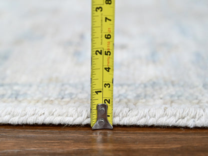 Oushak Oushak hand-knotted wool runner in Gray, 2'4" x 8'8" — SKU O010264 (view 7)