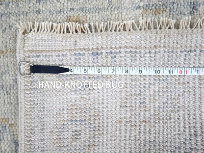 Oushak Oushak hand-knotted wool runner in Gray, 2'4" x 8'8" — SKU O010264 (view 8)