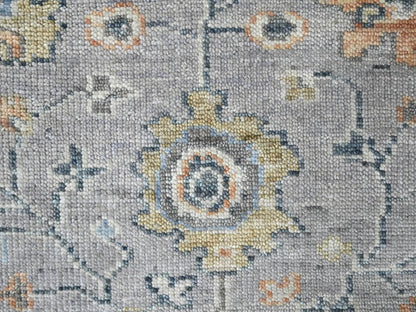 Oushak Oushak hand-knotted wool runner in Gray, 2'5" x 13'10" — SKU O010276 (view 5)