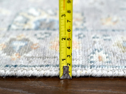 Oushak Oushak hand-knotted wool runner in Gray, 2'5" x 13'10" — SKU O010276 (view 7)