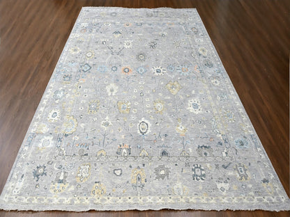 Oushak Oushak hand-knotted wool rug in Gray, 11'6" x 14'11" — SKU O010278 (view 2)
