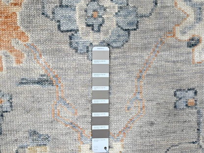 Oushak Oushak hand-knotted wool rug in Gray, 11'6" x 14'11" — SKU O010278 (view 7)