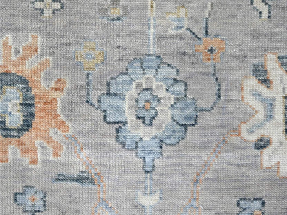 Oushak Oushak hand-knotted wool rug in Gray, 11'6" x 14'11" — SKU O010278 (view 8)