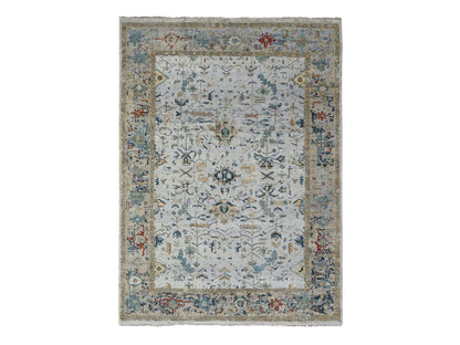 Heriz Heriz hand-knotted wool rug in Gray, 8'10" x 11'10" — SKU O010312