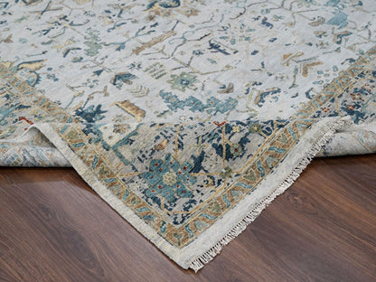 Heriz Heriz hand-knotted wool rug in Gray, 8'10" x 11'10" — SKU O010312 (view 6)