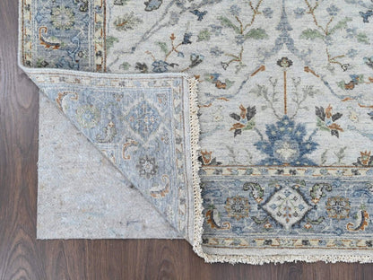 Oushak Oushak hand-knotted wool rug in Gray, 4'11" x 7' — SKU O010366 (view 3)