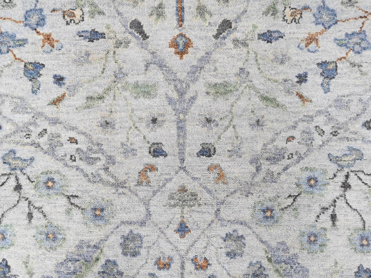 Oushak Oushak hand-knotted wool rug in Gray, 4'11" x 7' — SKU O010366 (view 5)