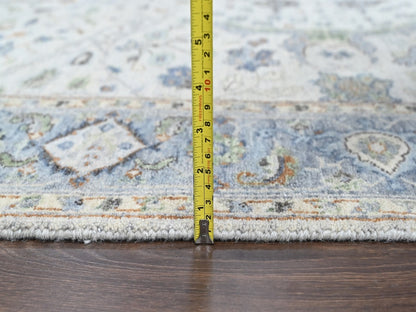Oushak Oushak hand-knotted wool rug in Gray, 4'11" x 7' — SKU O010366 (view 7)