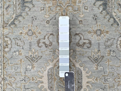 Green 2'5" x 8'1" Heriz Hand knotted Wool Rug - Sku: O010367