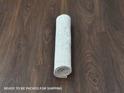 Green 1'11" x 2'10" Oushak And Peshawar Hand knotted Wool Rug - Sku: O010389