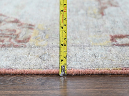 Mahal Oushak hand-knotted wool rug in Ivory, 3' x 4'11" — SKU O010391 (view 7)