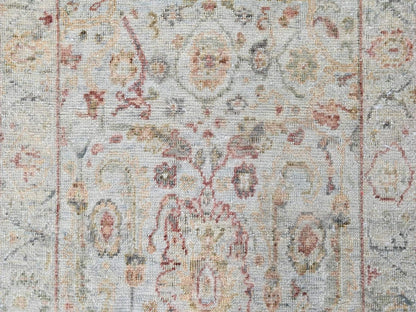 Mahal Oushak hand-knotted wool rug in Gray, 2' x 2'11" — SKU O010398 (view 4)