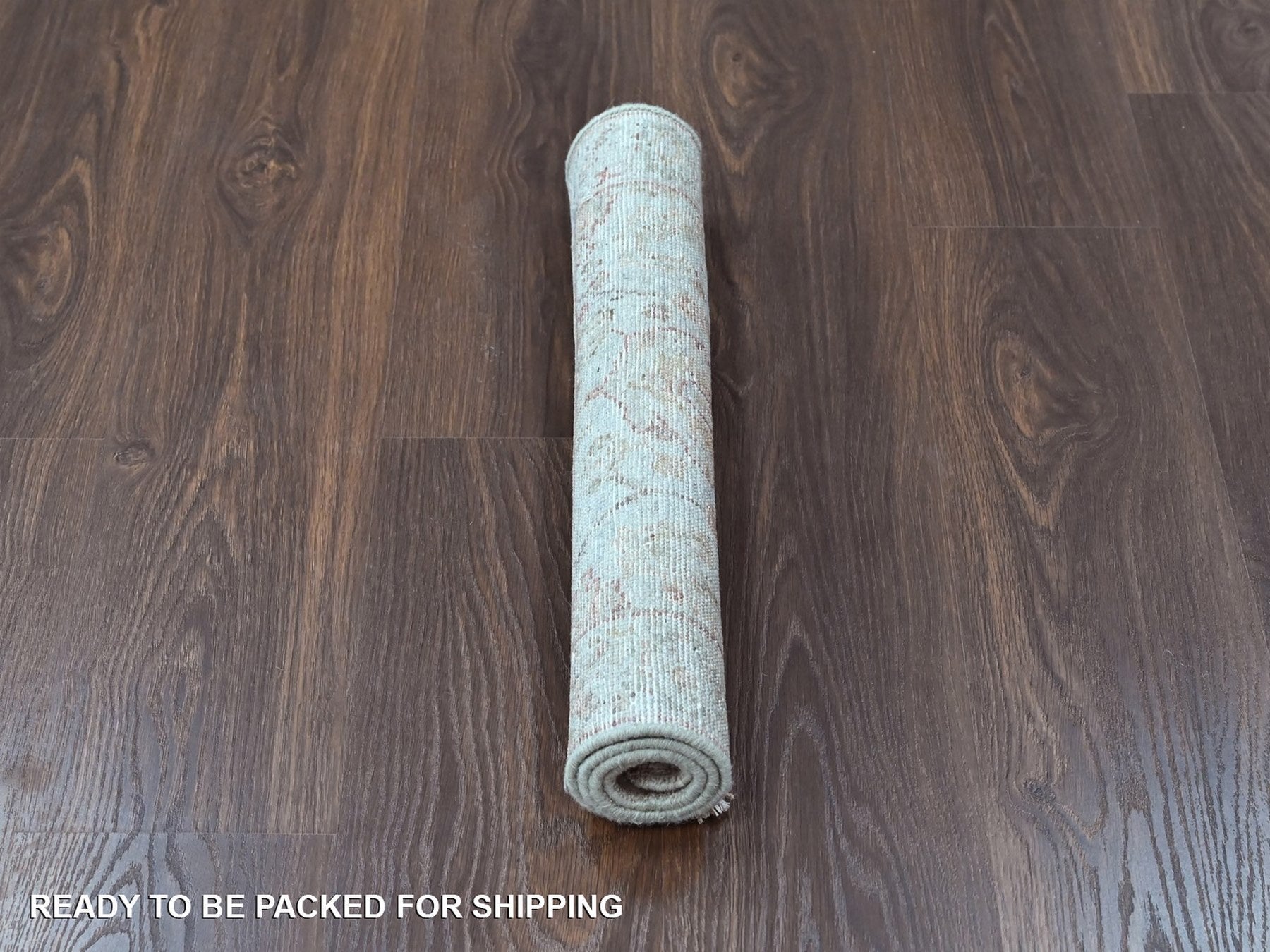 Mahal Oushak hand-knotted wool rug in Gray, 2' x 2'11" — SKU O010398 (view 5)
