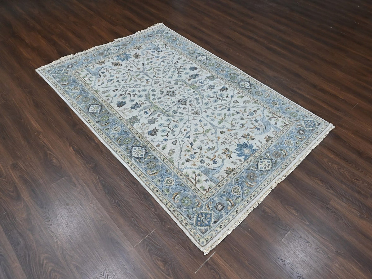 Oushak Oushak hand-knotted wool rug in Gray, 6' x 8'10" — SKU O010407 (view 2)