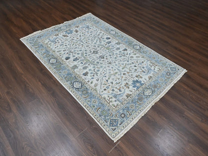 Oushak Oushak hand-knotted wool rug in Gray, 6' x 8'10" — SKU O010407 (view 2)